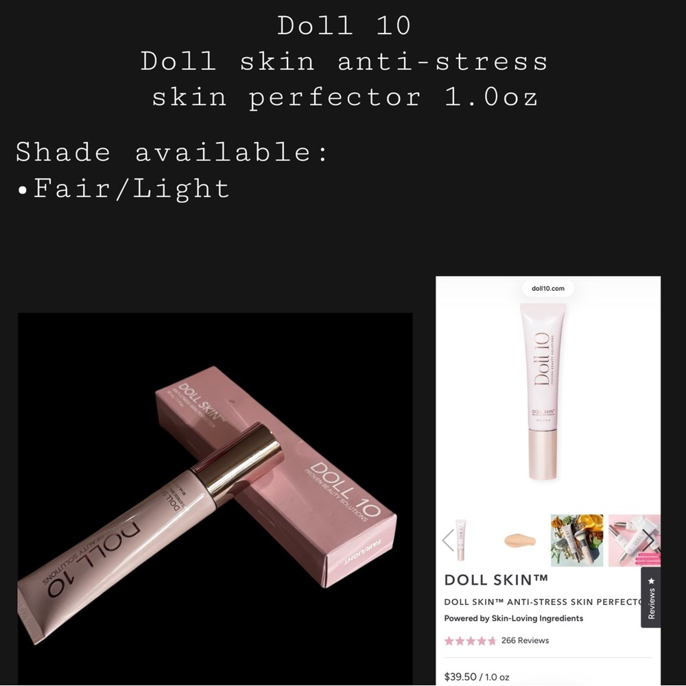 Doll 10 Skin anti-stress skin Perfector 1.0oz - Fair/Light